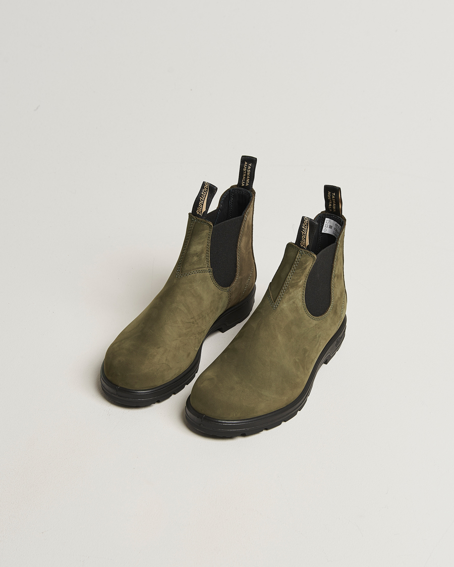 Herren | Boots | Blundstone | 2442 Classic Oiled Nubuck Chelsea Boot Forest