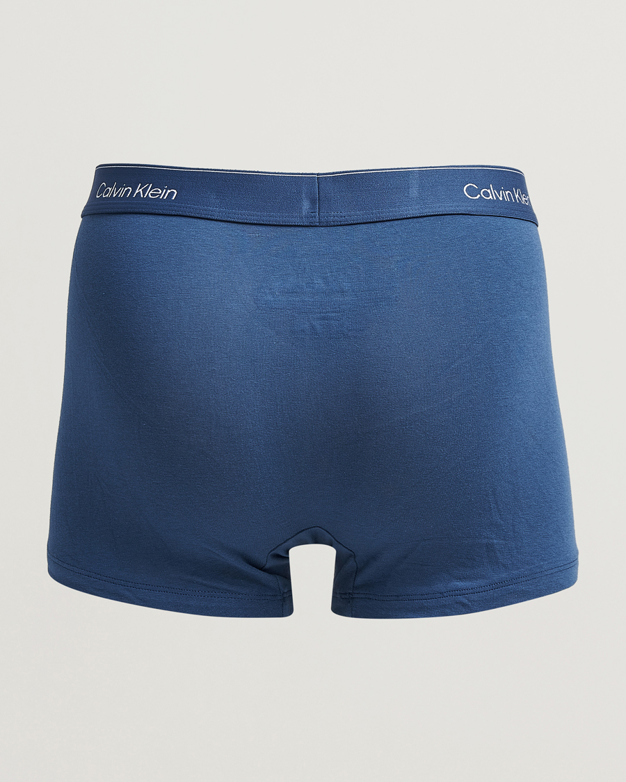 Herren | Unterwäsche | Calvin Klein | 3-Pack Icon Cotton Stretch Relaxed Trunk Green/Black/Blue