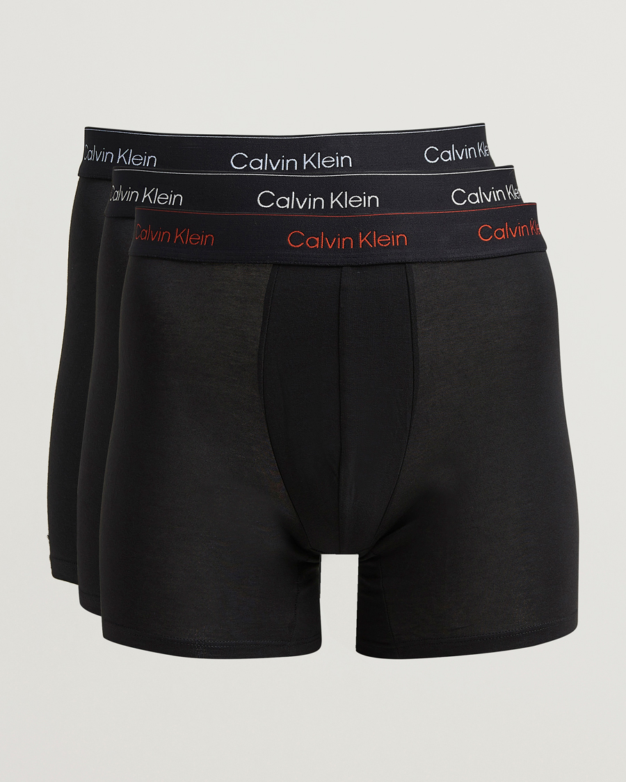 Herren | Unterwäsche | Calvin Klein | 3-Pack Icon Cotton Stretch Boxer Brief Black