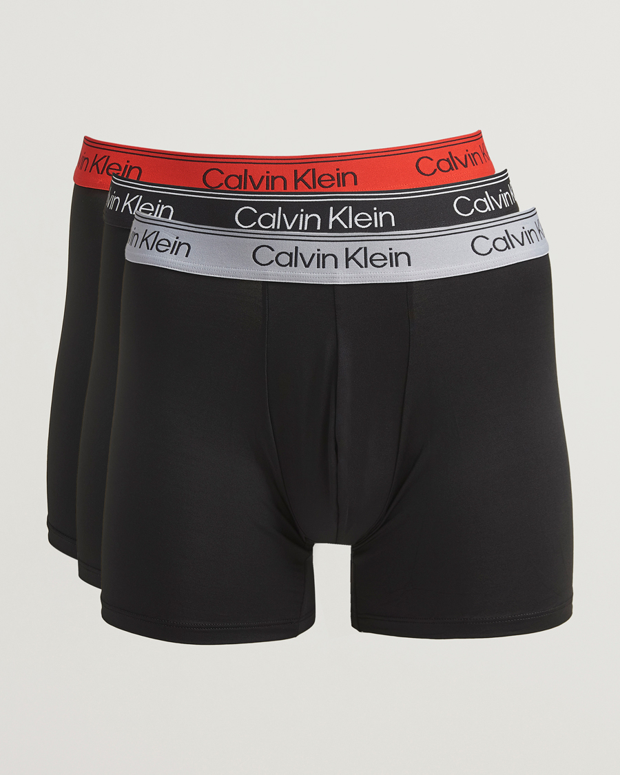 Herren | Unterwäsche | Calvin Klein | 3-Pack Micro Stretch Boxer Brief Black
