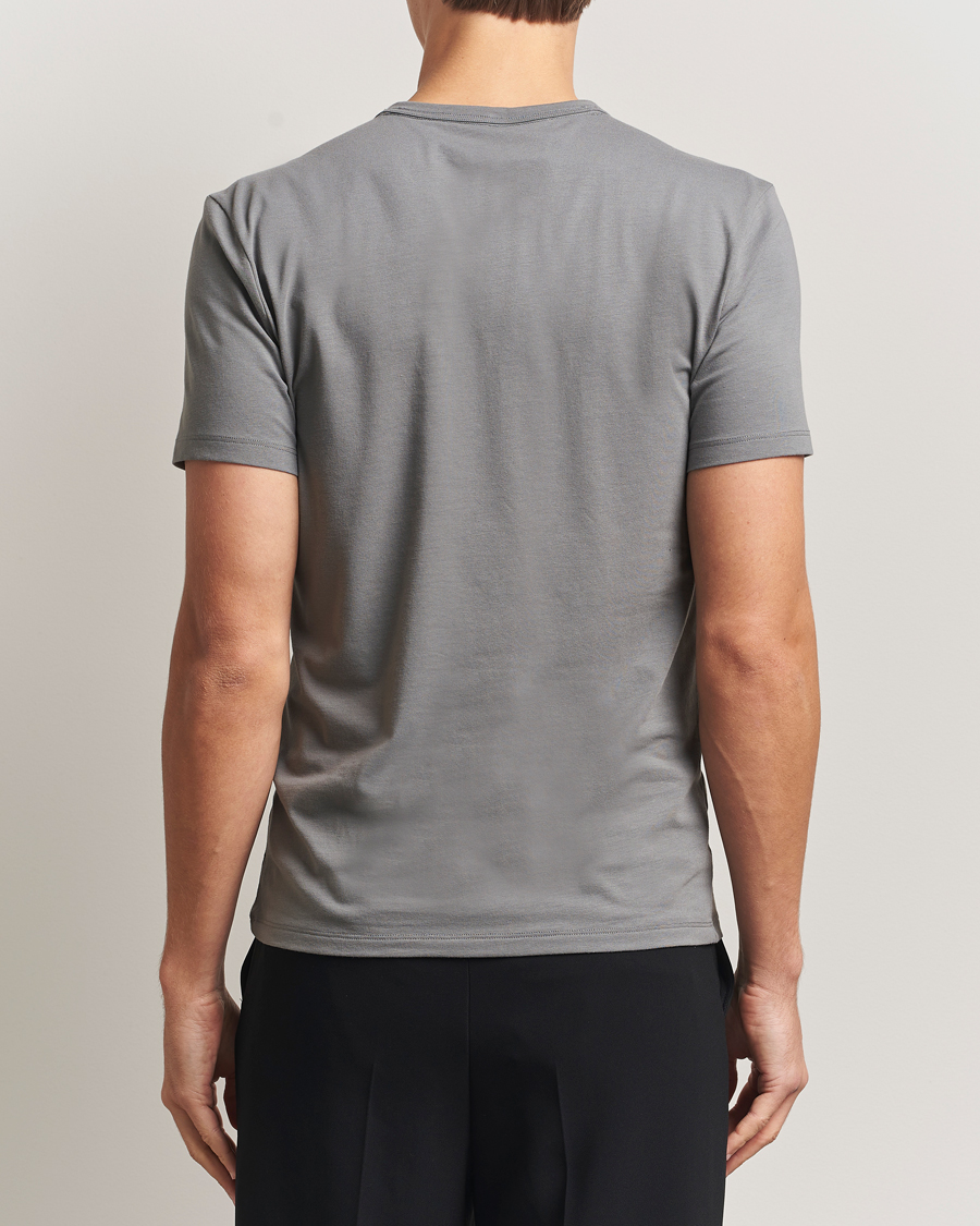Herren | T-Shirts | Calvin Klein | 3-Pack Cotton Stretch Crew Neck T-Shirt Grey/White/Blue