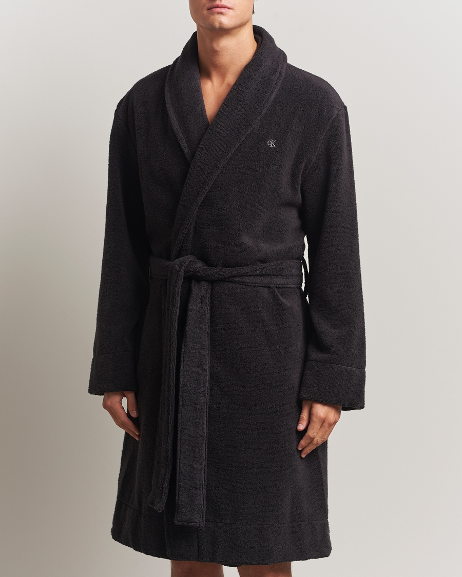 Herren | Schlafanzüge & Bademäntel | Calvin Klein | French Terry Robe Black