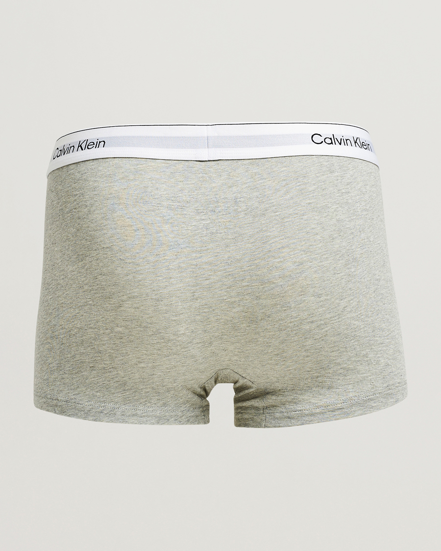 Herren | Unterwäsche | Calvin Klein | 3-Pack Icon Cotton Stretch Trunk Grey/Black/White