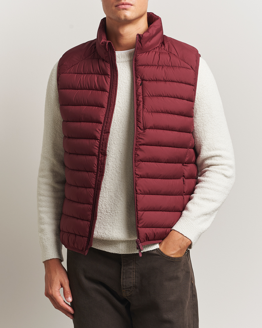 Herren | Westen | Save The Duck | Rhus Matt Lightweight Vest Wine Red