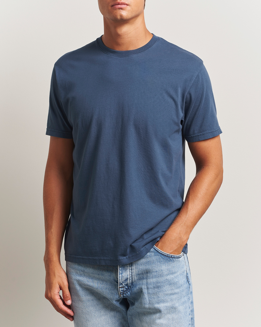 Herren | T-Shirts | Colorful Standard | Classic Organic T-Shirt Petrol Blue