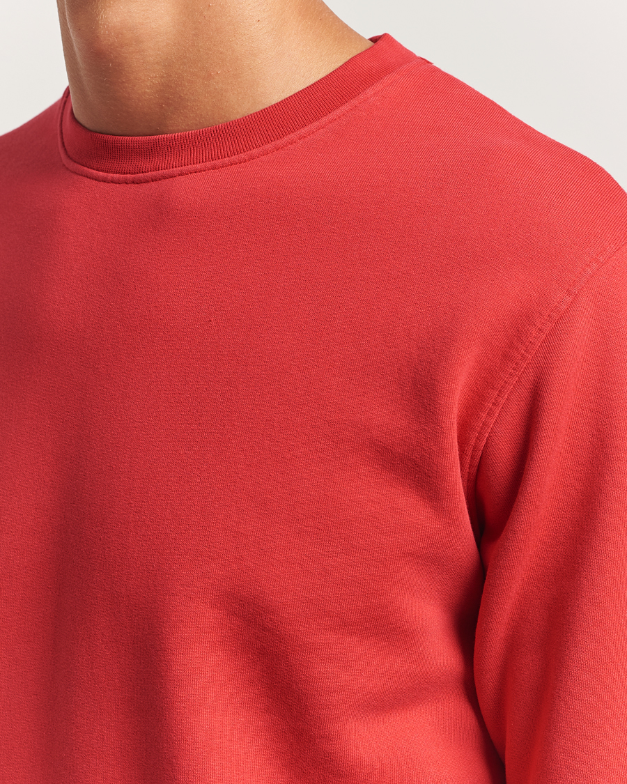 Herren | Pullover | Colorful Standard | Classic Organic Crew Neck Sweat Scarlet Red