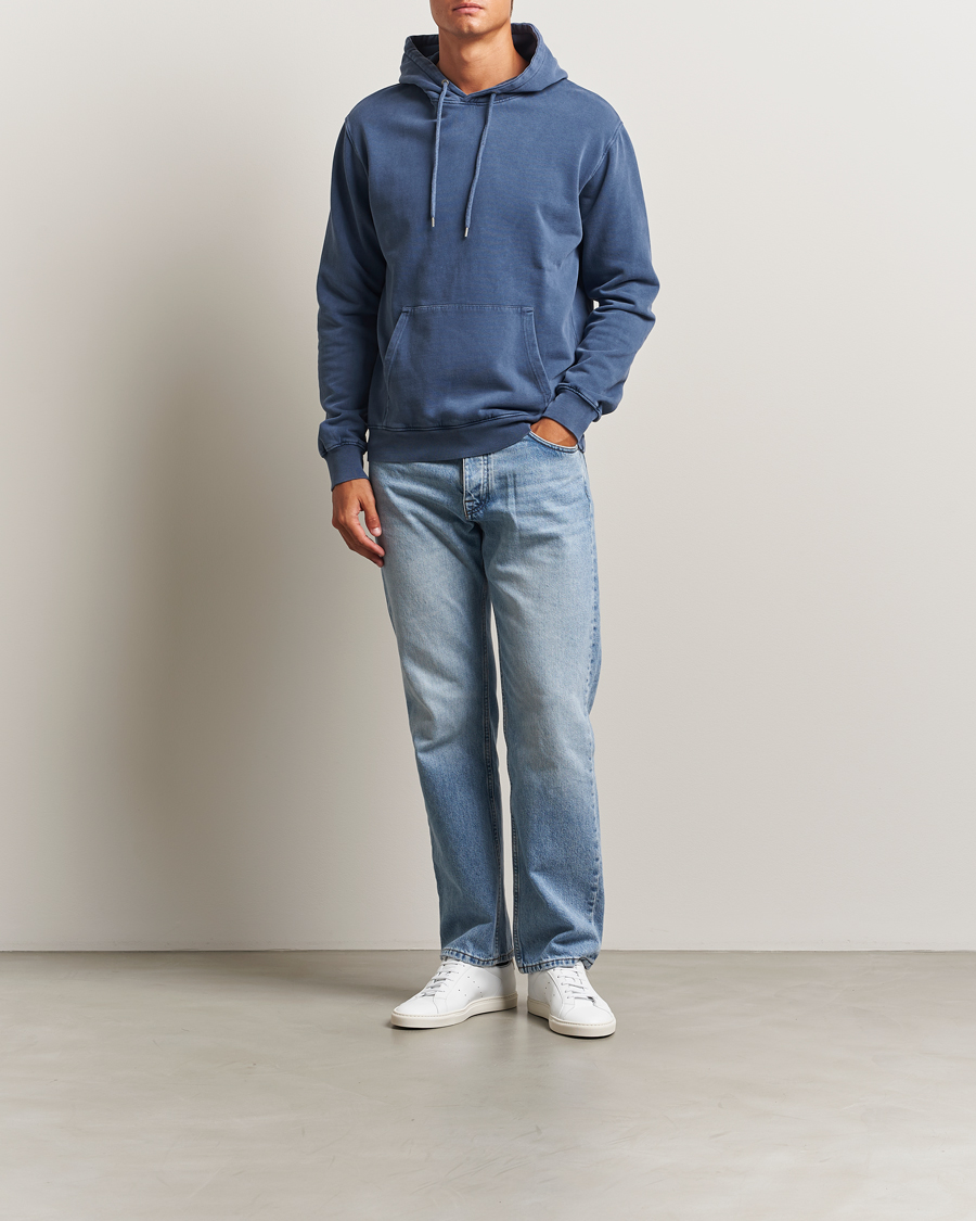Herren | Pullover | Colorful Standard | Classic Organic Hood Neptune Blue