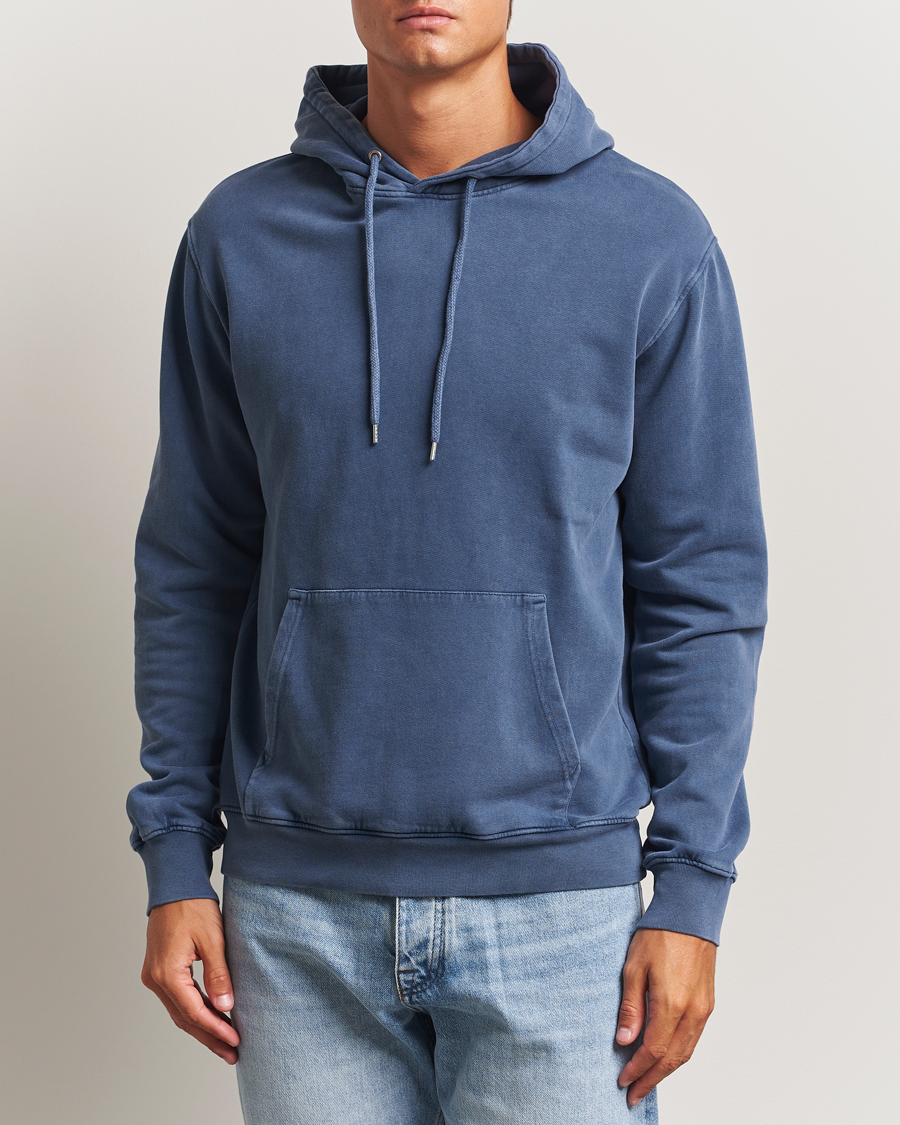Herren | Pullover | Colorful Standard | Classic Organic Hood Neptune Blue