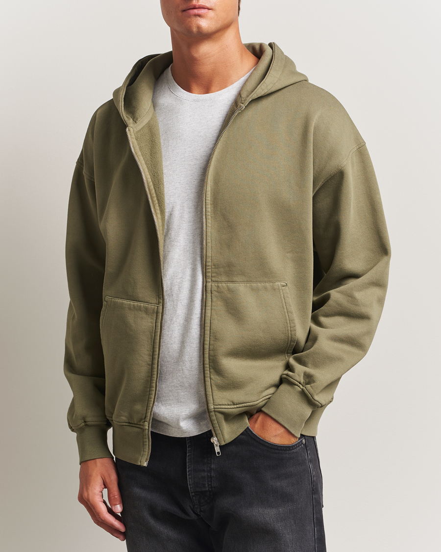 Herren | Pullover | Colorful Standard | Classic Organic Full Zip Hoodie Dusty Olive