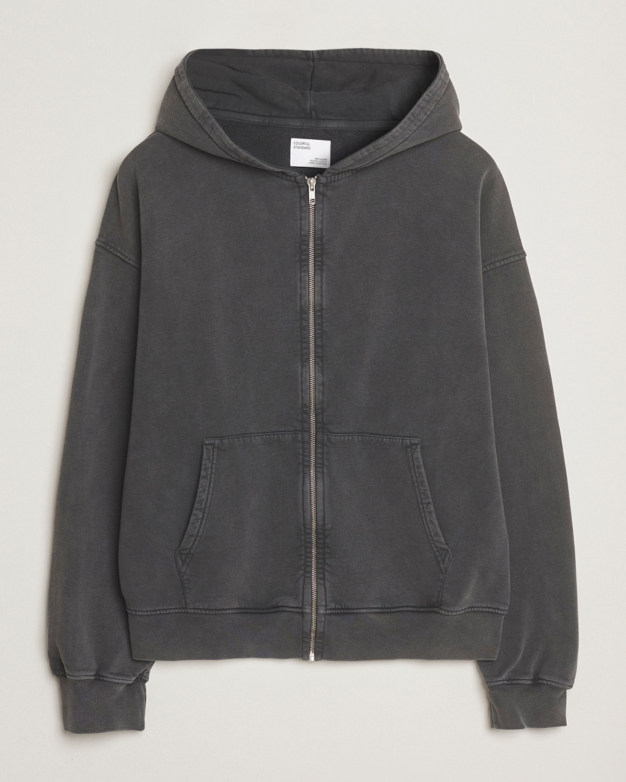 Herren | Pullover | Colorful Standard | Classic Organic Full Zip Hoodie Faded Black