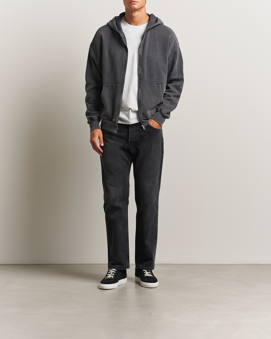 Herren | Pullover | Colorful Standard | Classic Organic Full Zip Hoodie Faded Black