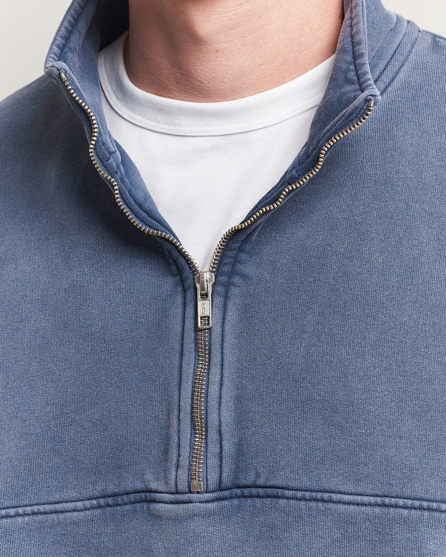 Herren | Pullover | Colorful Standard | Classic Organic Half-Zip Neptune Blue