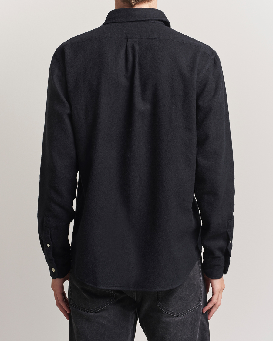 Herren | Hemden | Colorful Standard | Organic Flannel Shirt Deep Black