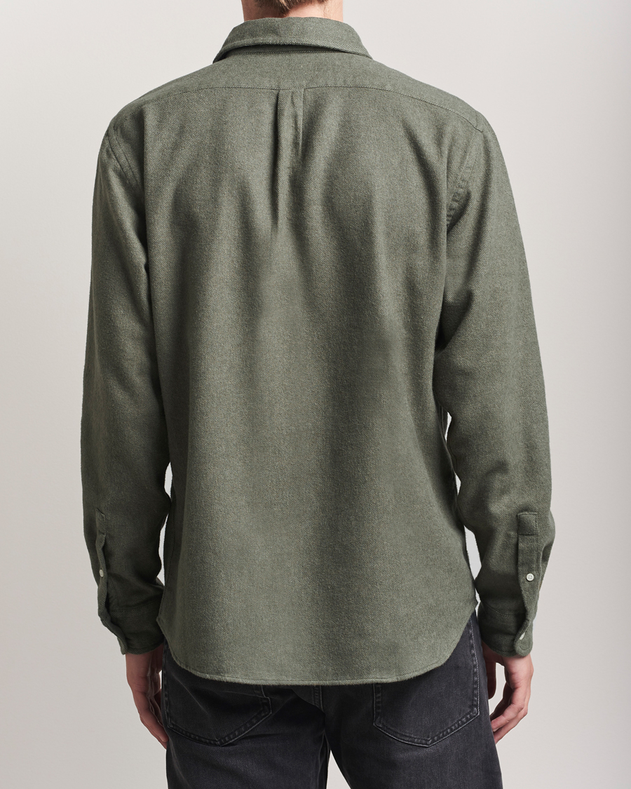 Herren | Hemden | Colorful Standard | Organic Flannel Shirt Dusty Olive