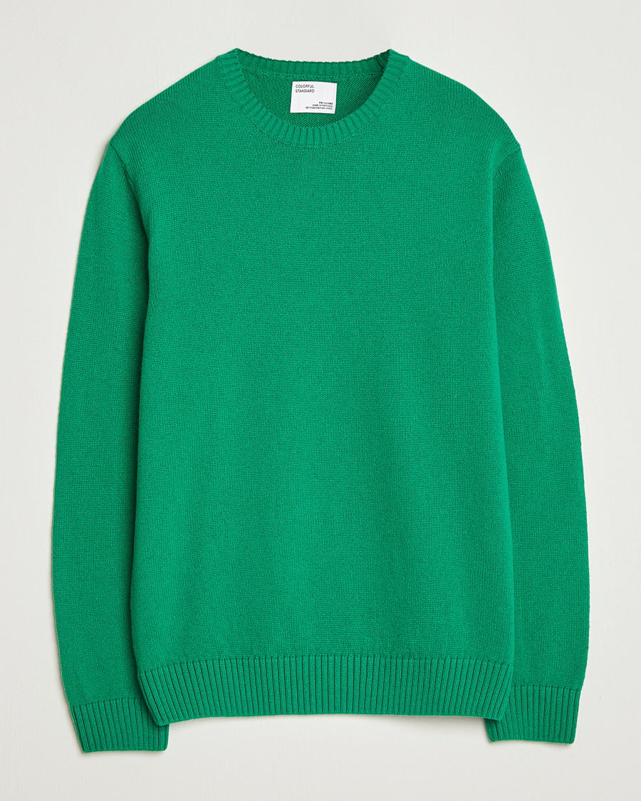 Herren | Pullover | Colorful Standard | Classic Merino Wool Crew Neck Kelly Green