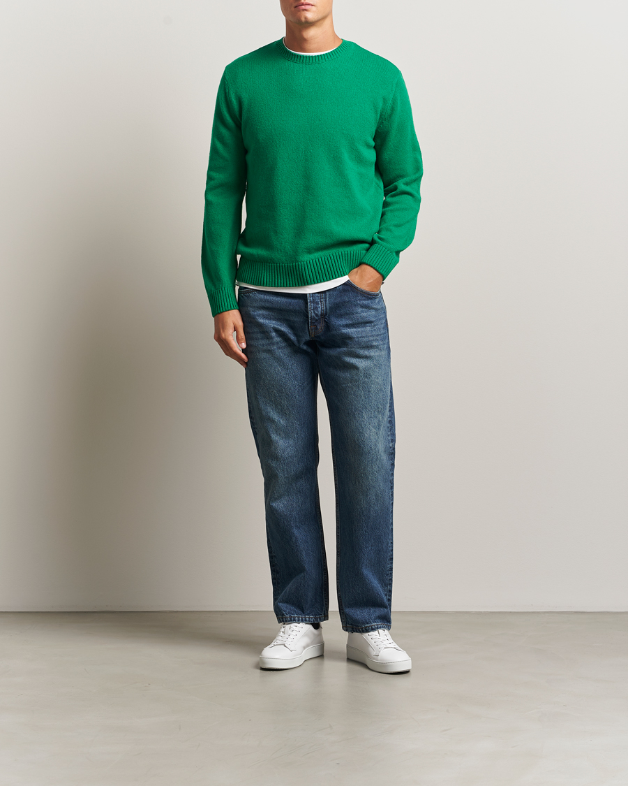 Herren | Pullover | Colorful Standard | Classic Merino Wool Crew Neck Kelly Green