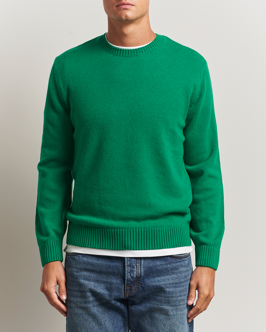 Herren | Pullover | Colorful Standard | Classic Merino Wool Crew Neck Kelly Green