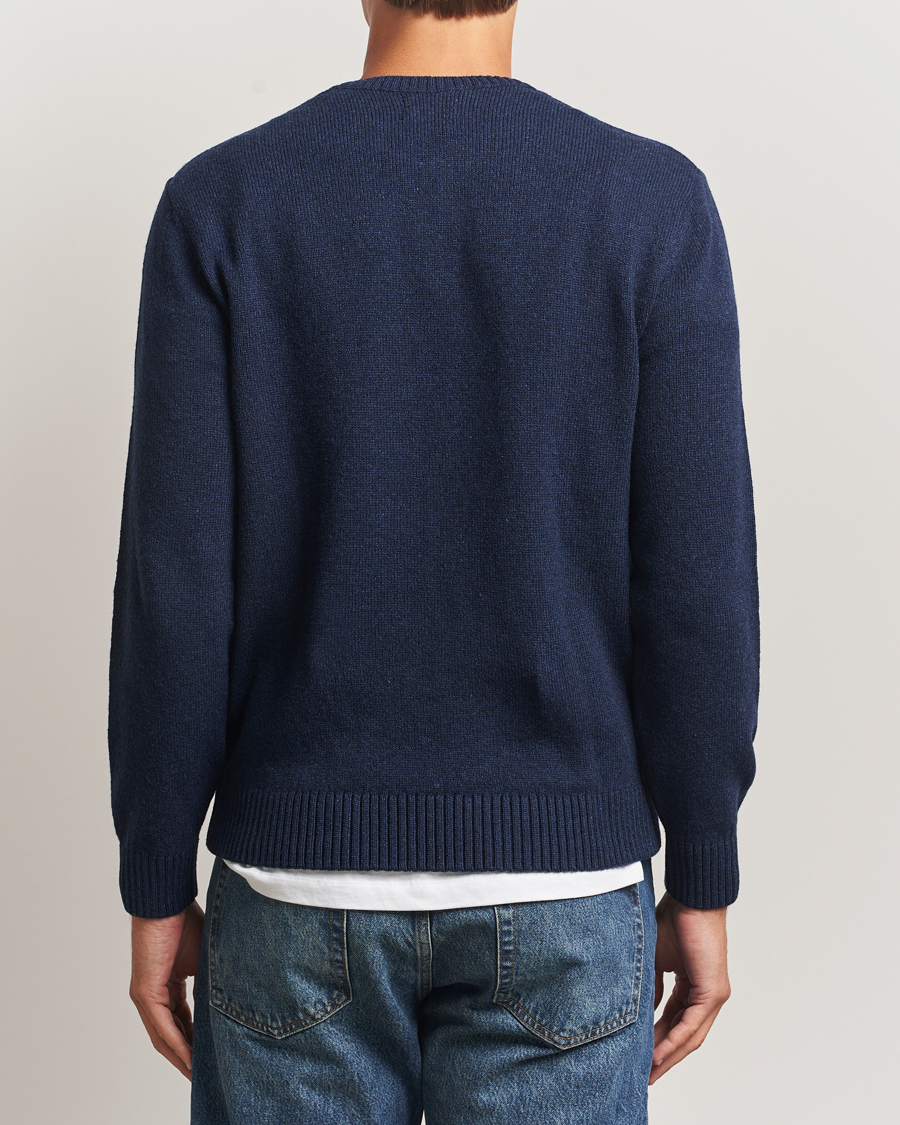 Herren | Pullover | Colorful Standard | Classic Merino Wool Crew Neck Marine Blue