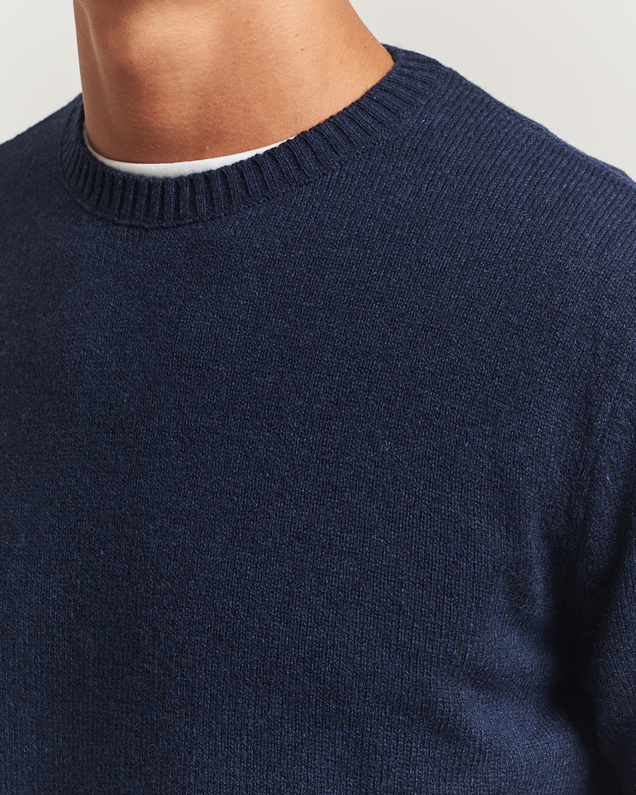 Herren | Pullover | Colorful Standard | Classic Merino Wool Crew Neck Marine Blue