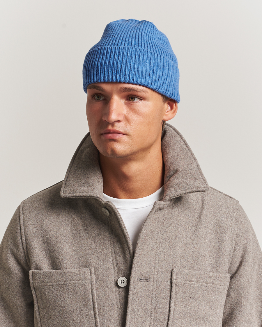 Herren | Mützen | Colorful Standard | Merino Wool Beanie Pacific Blue