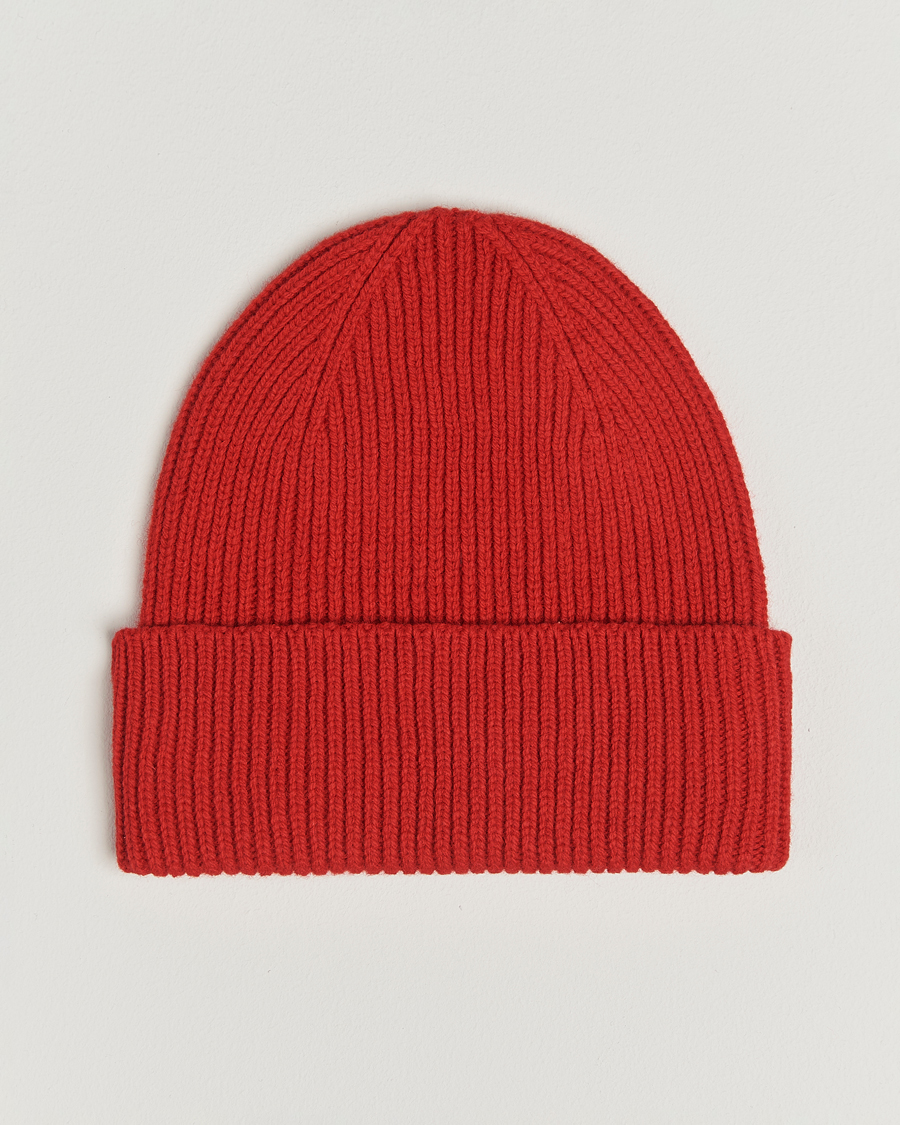 Herren | Mützen | Colorful Standard | Merino Wool Beanie Scarlet Red