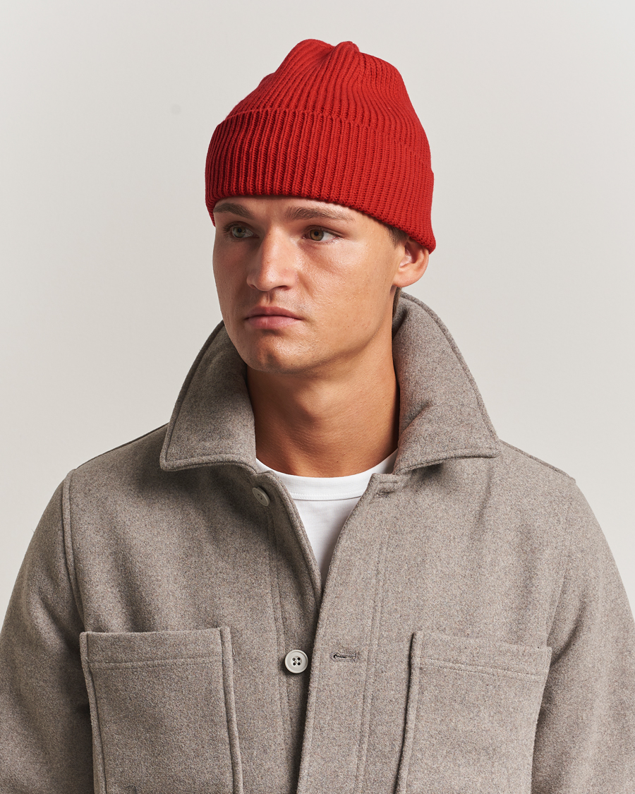 Herren | Mützen | Colorful Standard | Merino Wool Beanie Scarlet Red