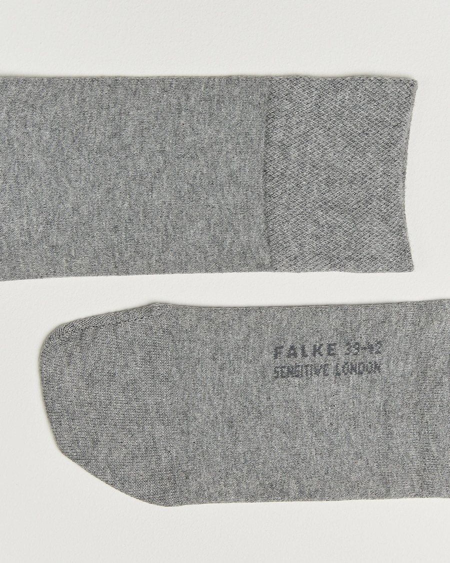 Herren | Unterwäsche | Falke | Sensitive Socks London Light Grey Melange