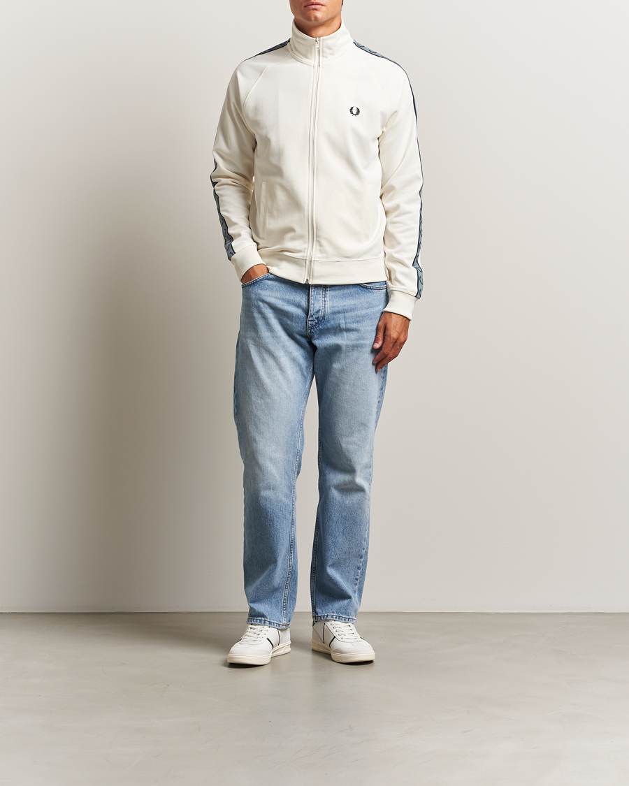 Herren | Pullover | Fred Perry | Taped Track Jacket Ecru