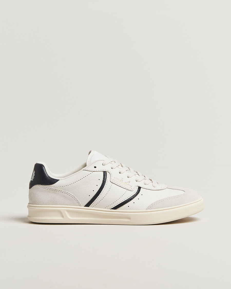 Herren | Sneaker | Fred Perry | B4 Leather/Suede Sneaker Snow White