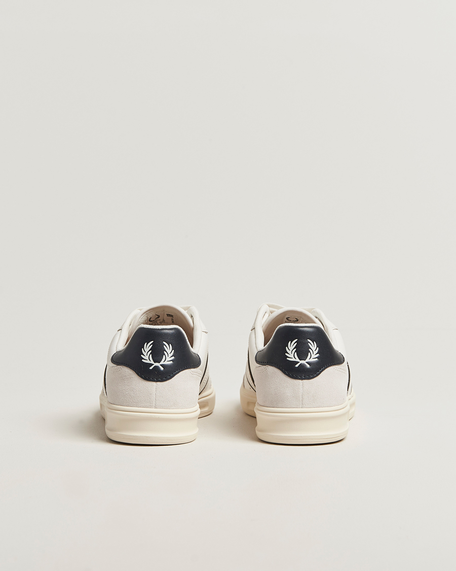 Herren | Sneaker | Fred Perry | B4 Leather/Suede Sneaker Snow White