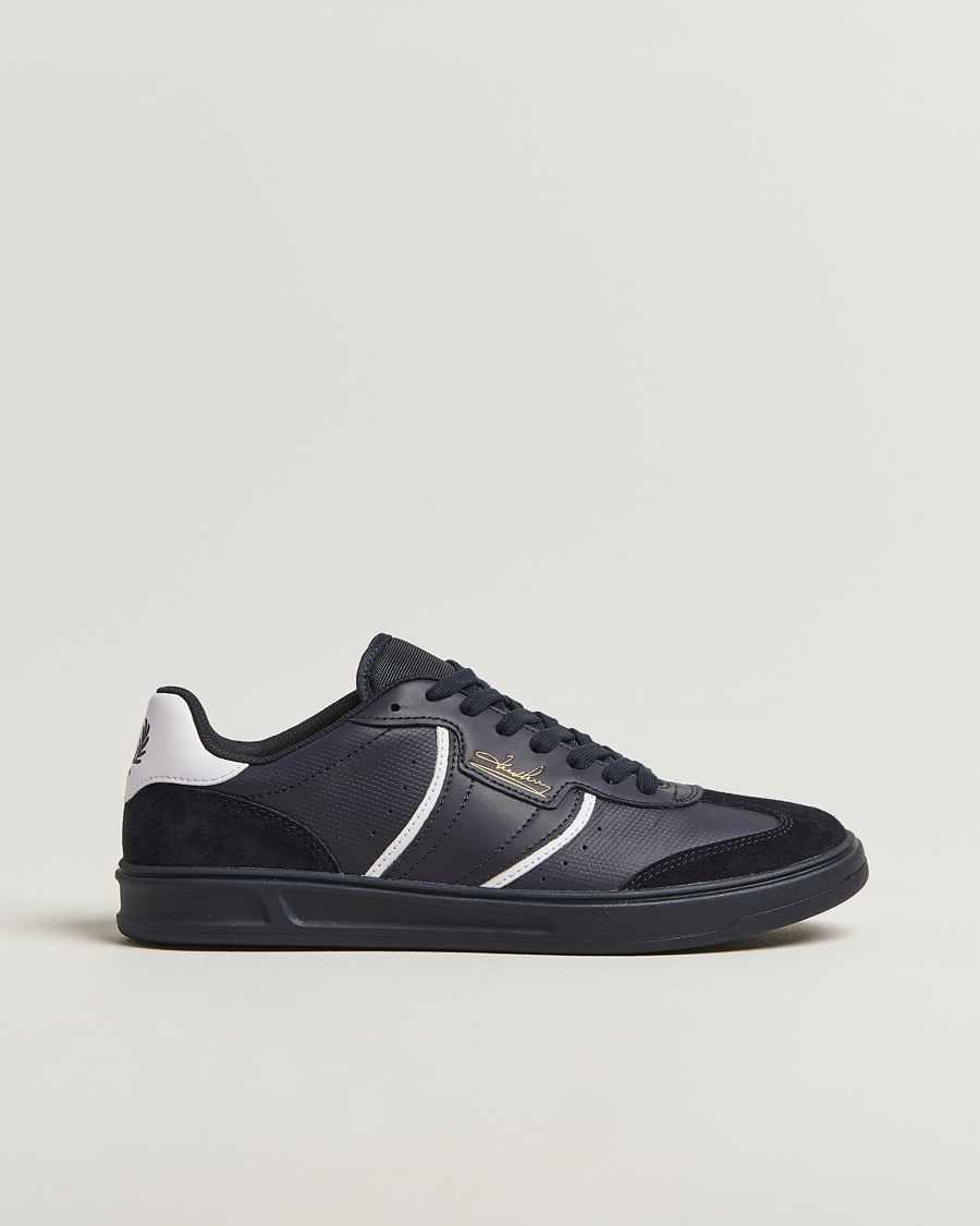 Herren | Sneaker | Fred Perry | B4 Leather/Suede Sneaker Navy
