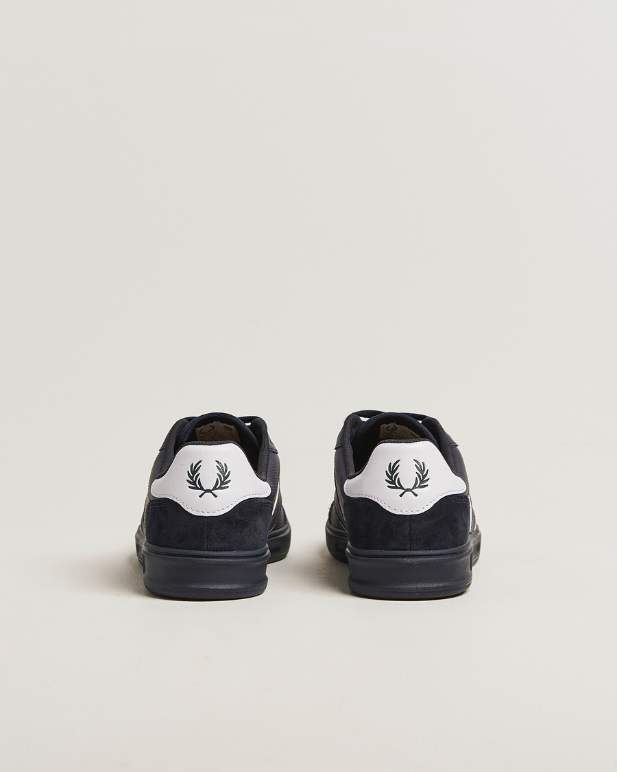 Herren | Sneaker | Fred Perry | B4 Leather/Suede Sneaker Navy