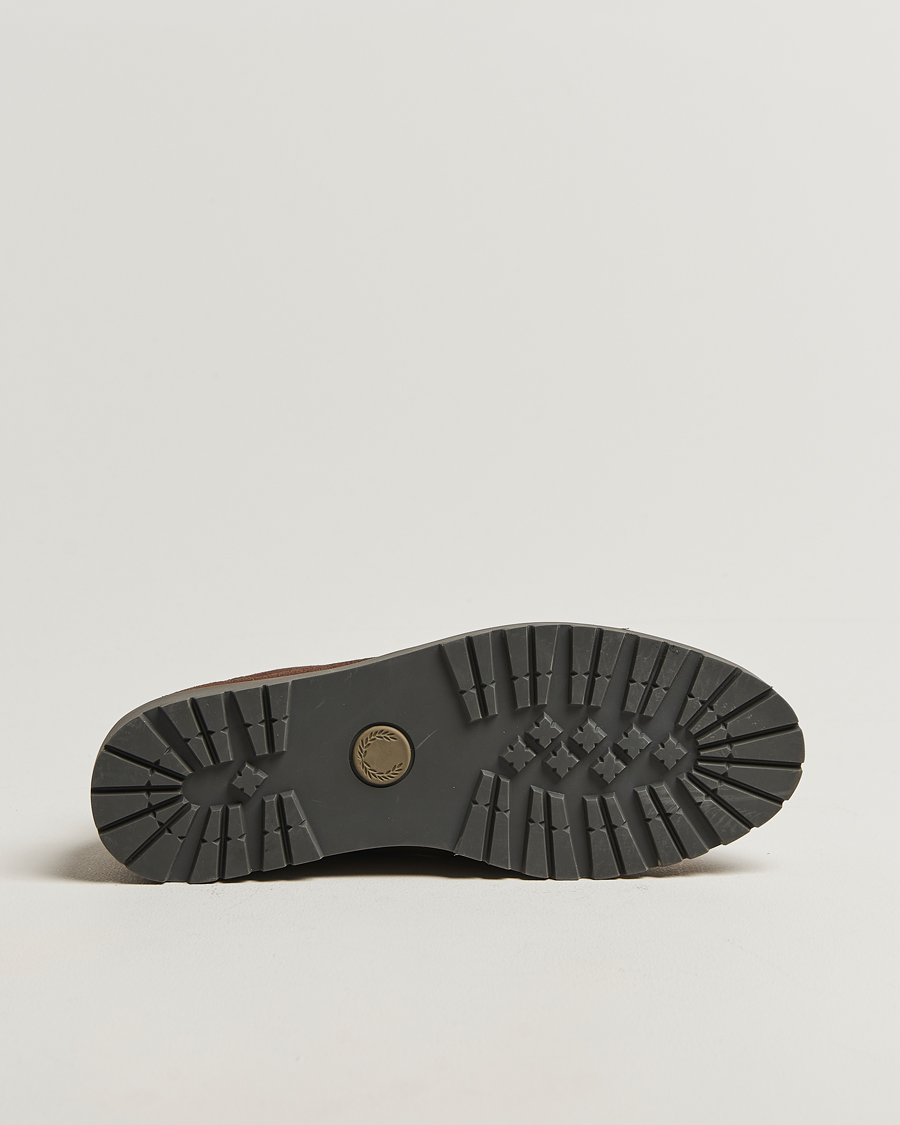 Herren | Boots | Fred Perry | Kenny Waxed Suede Chukka Boot Burnt Tobacco