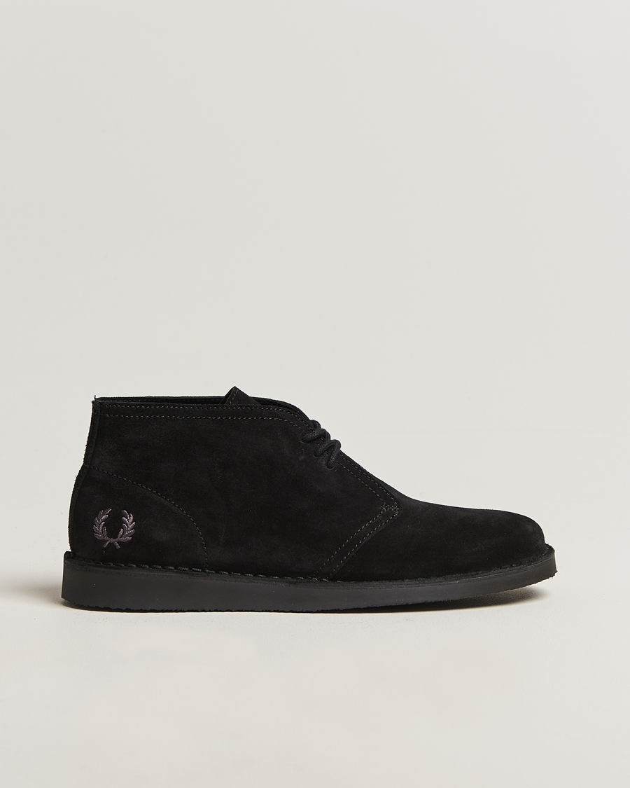 Herren | Boots | Fred Perry | Hawley Suede Chukka Boot Black