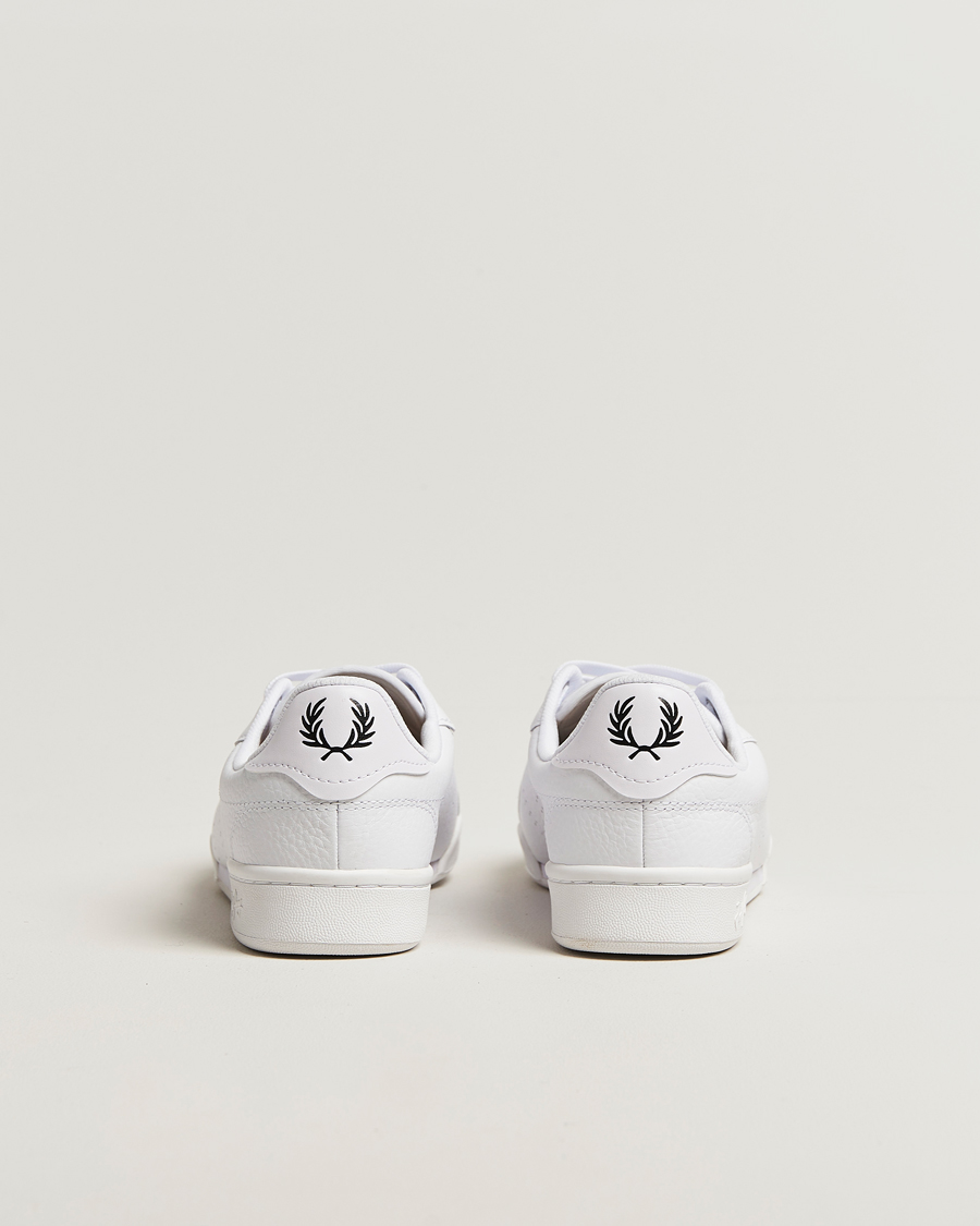 Herren | Sneaker | Fred Perry | B722 Textured Leather Sneaker White