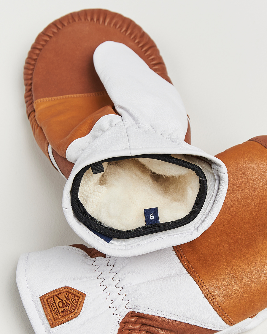 Herren | Handschuhe | Hestra | reMix Mitt Cork/Off White