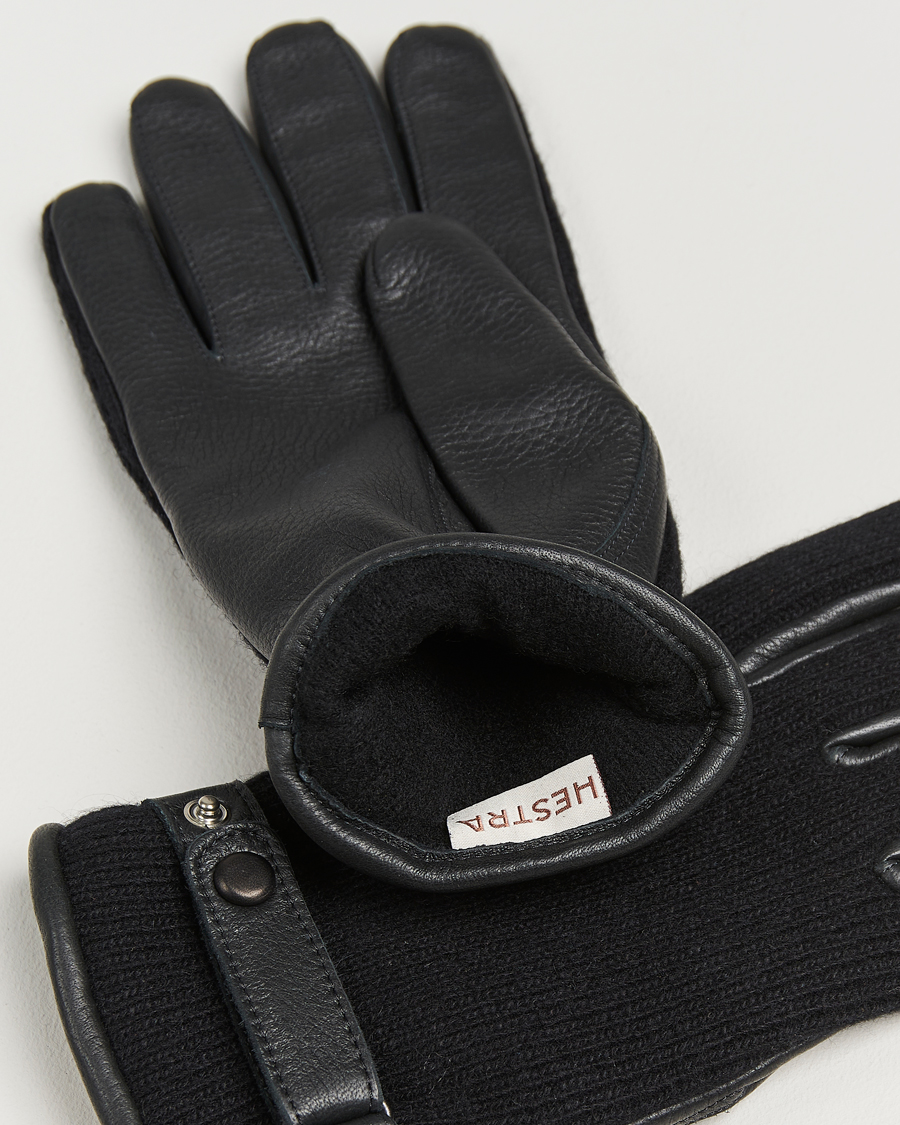 Herren | Handschuhe | Hestra | Christopher Cashmere/Elkskin Glove  Black