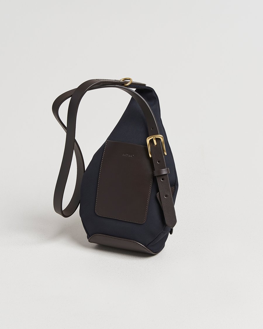 Herren | Taschen | Mismo | M/S Drop Crossbody Bag Navy/Dark Brown