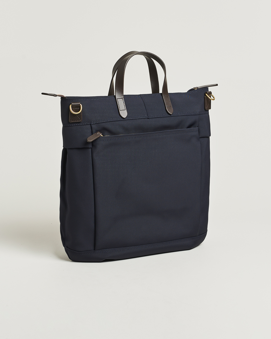 Herren | Taschen | Mismo | M/S Helmet Tote Bag Navy/Dark Brown