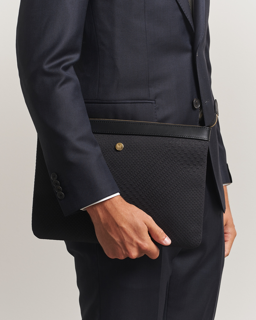 Herren | Taschen | Mismo | M/S Nylon Pouch Large Haptic Black/Black