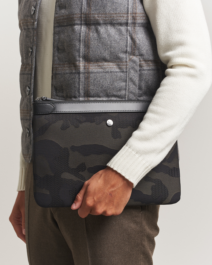 Herren | Taschen | Mismo | M/S Nylon Pouch Large Into The Deep/Black