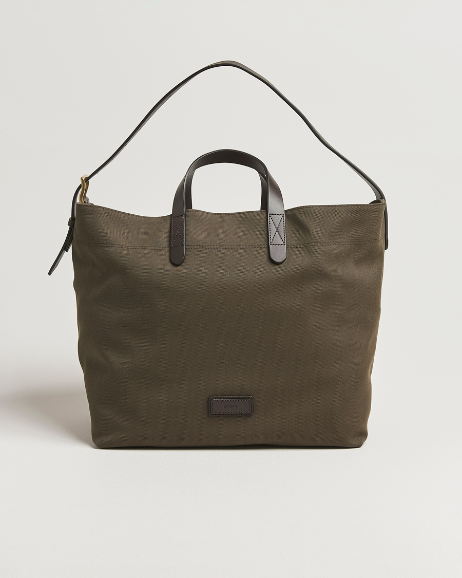 Herren | Taschen | Mismo | M/S Companion Tote Bag Army/Dark Brown