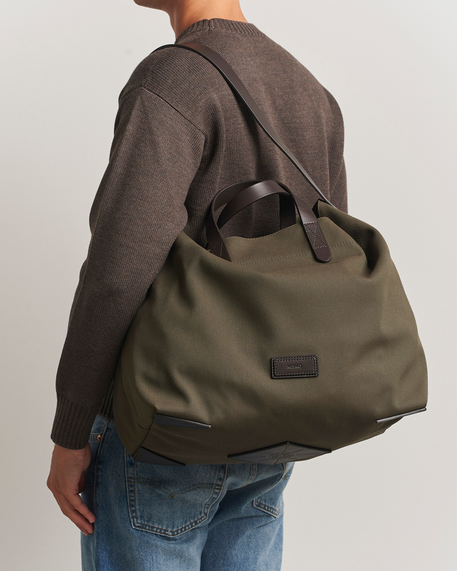 Herren | Taschen | Mismo | M/S Companion Tote Bag Army/Dark Brown