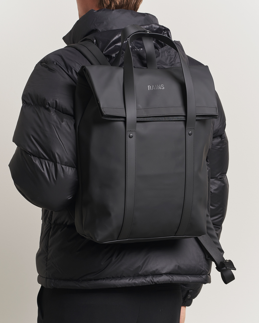 Herren | Taschen | RAINS | 2 Way Tote Backpack Black