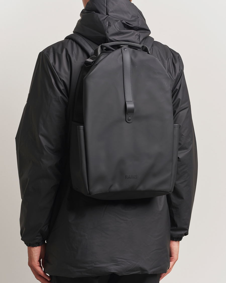 Herren | Taschen | RAINS | Clip Front Backpack Black
