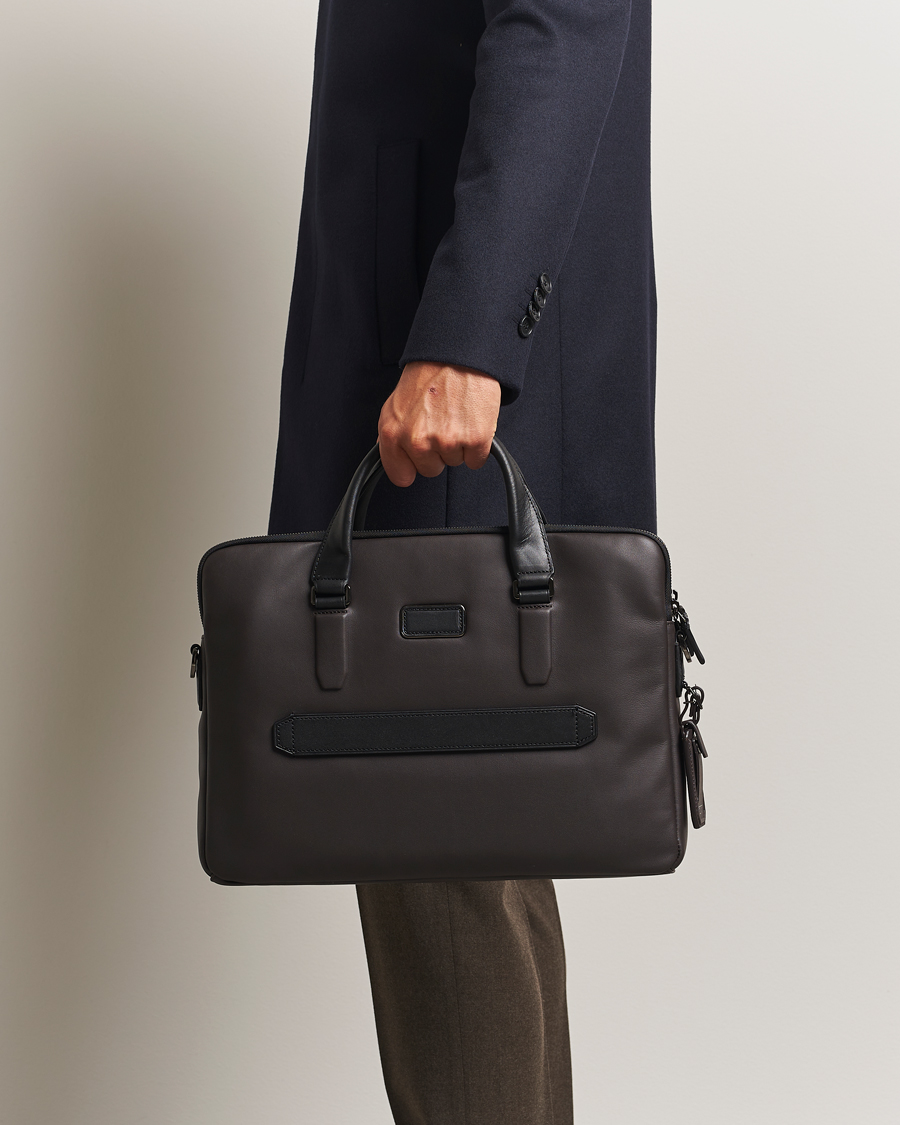 Herren | Taschen | TUMI | Harrison Sycamore Slim Brief Espresso Brown