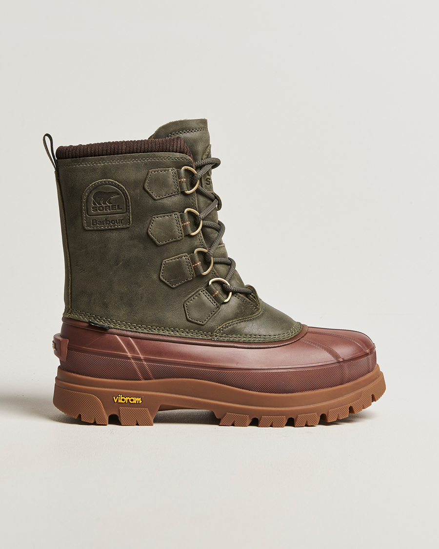 Herren | Boots | Sorel | Barbour Caribou Horizon GTX Boot Olive
