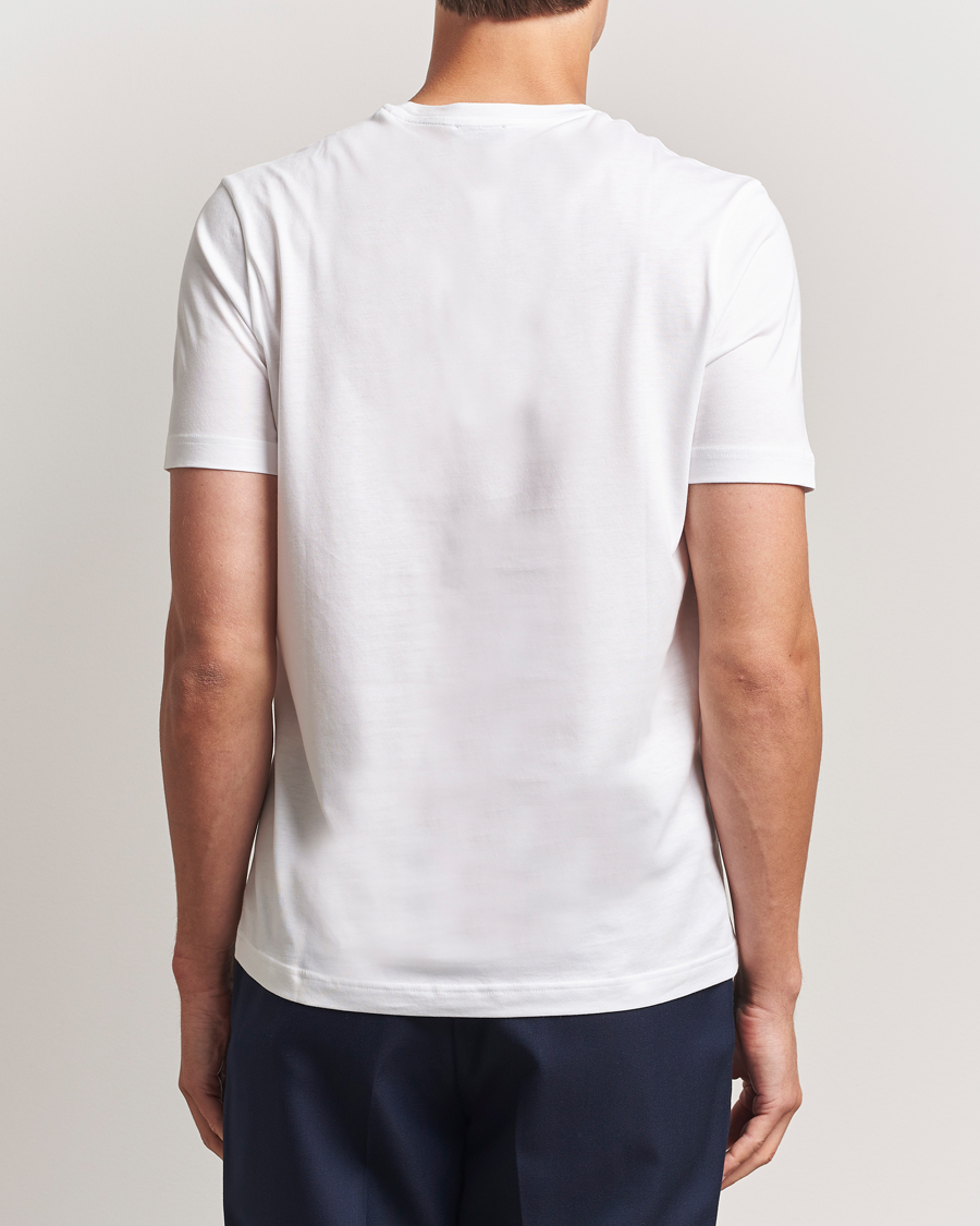 Herren | T-Shirts | Stenströms | Supima Cotton T-Shirt White