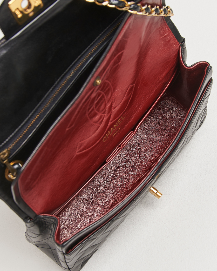 Herren | Gifts for Her | Chanel Pre-Owned | Classic Double Flap Medium Lambskin Black