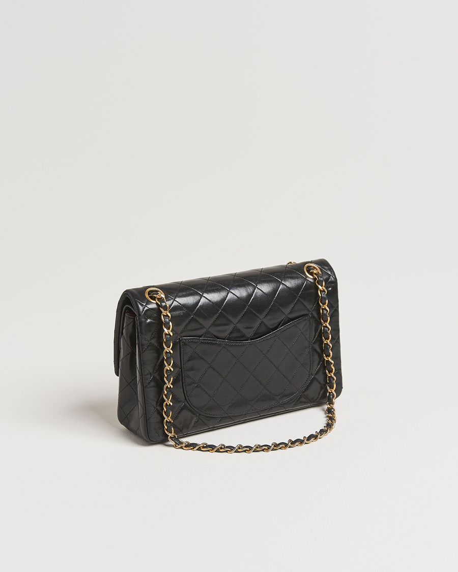 Herren | Gifts for Her | Chanel Pre-Owned | Classic Double Flap Medium Lambskin Black